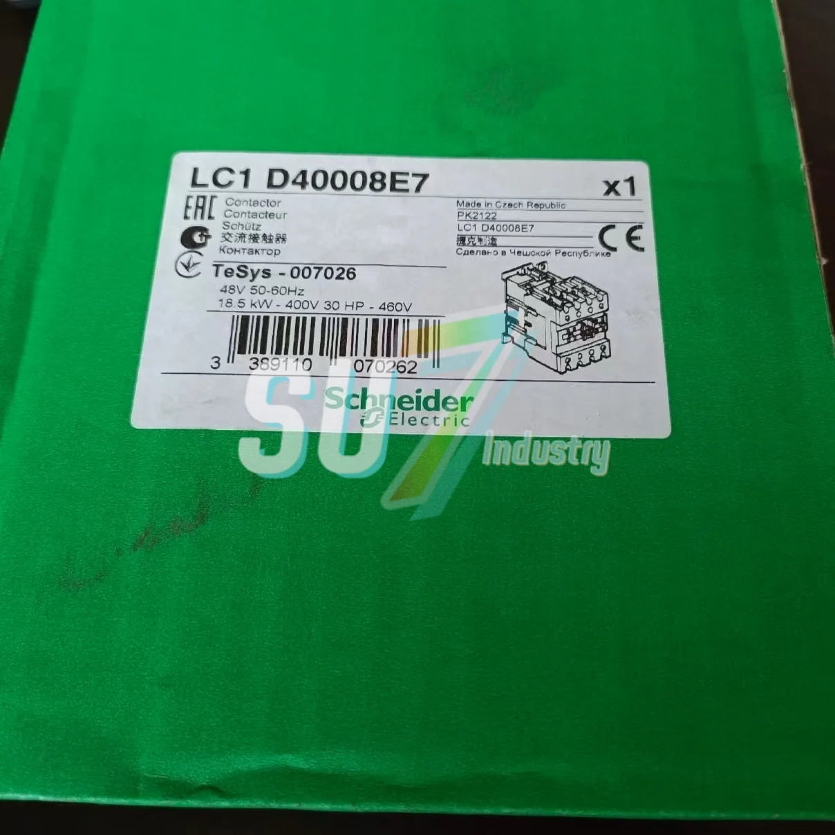 접촉기 LC1D17000M7C LC1D40008E7 새