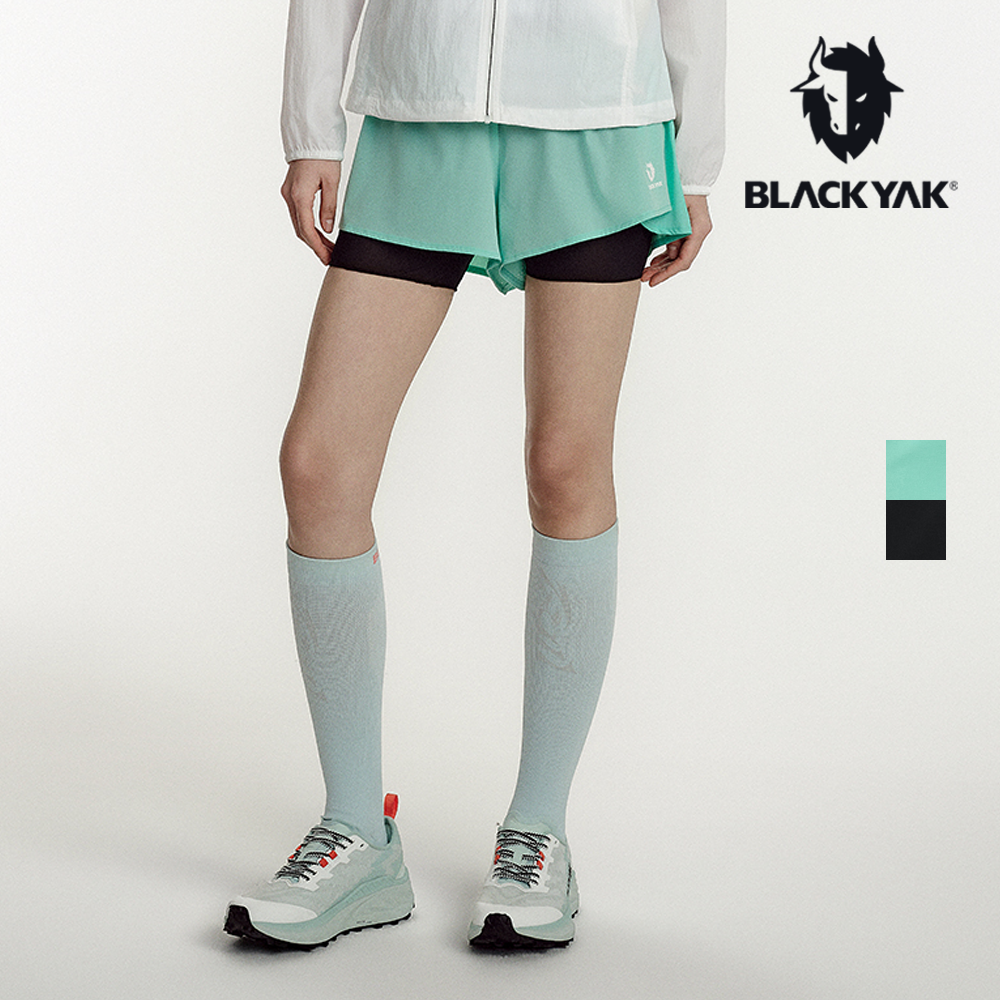 블랙야크 투인원쇼츠 러닝반바지 여성 기능성 러닝복 - 상품 이미지