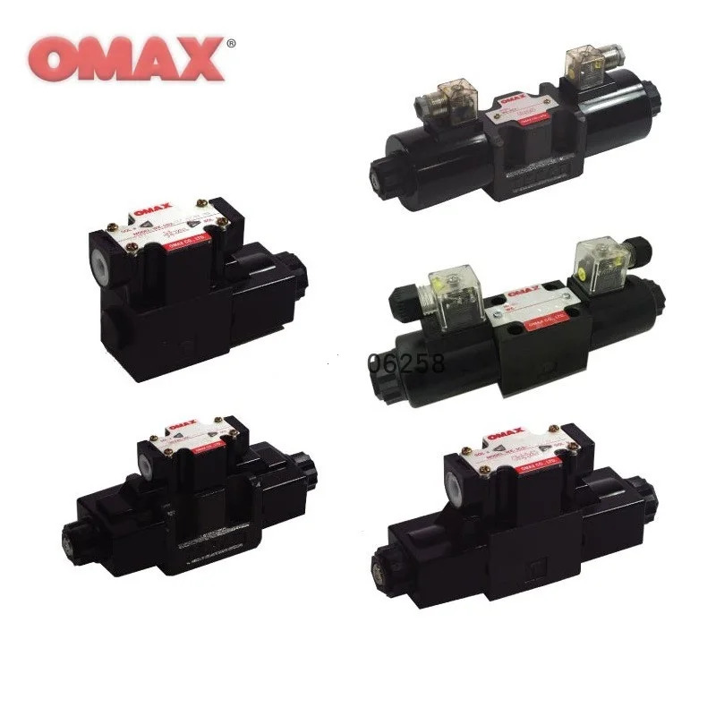 OMAX 솔레노이드 방향 밸브 유압 모델 WE-3C60-02-A230-20 WE-3C2-02-A230-10 WE-3C4-02-D2-30 CO.LTD