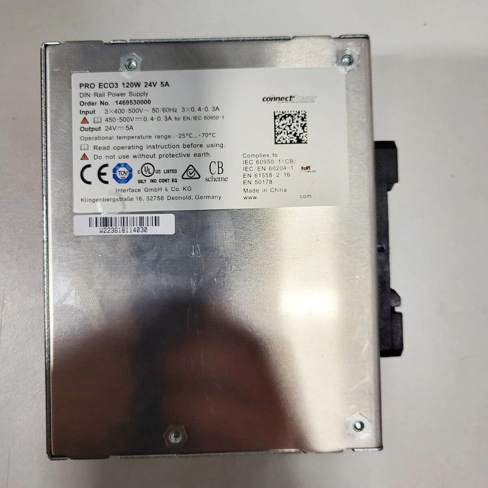 Weidmuller새 PRO ECO3 120W 24V 5A 3상 스위칭 전원공급장치 1469530000