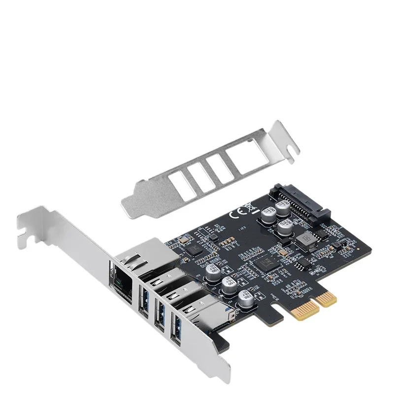 PCIE 2개USB3.0 기가비트 네트워크 인터페이스 카드 19PIN USB3.0 전면 패널 19핀 확장