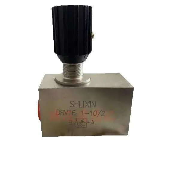 Hengli shlixin 유압 스로틀 체크밸브 DRV8-1-10 2 DRV16-1-10 단방향 밸브