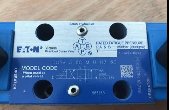 EATON VICKERS 유압 밸브 DG4V-3-6C-M-U-H7-60 DG4V-3-2C-M-U-H7-60 솔레노이드