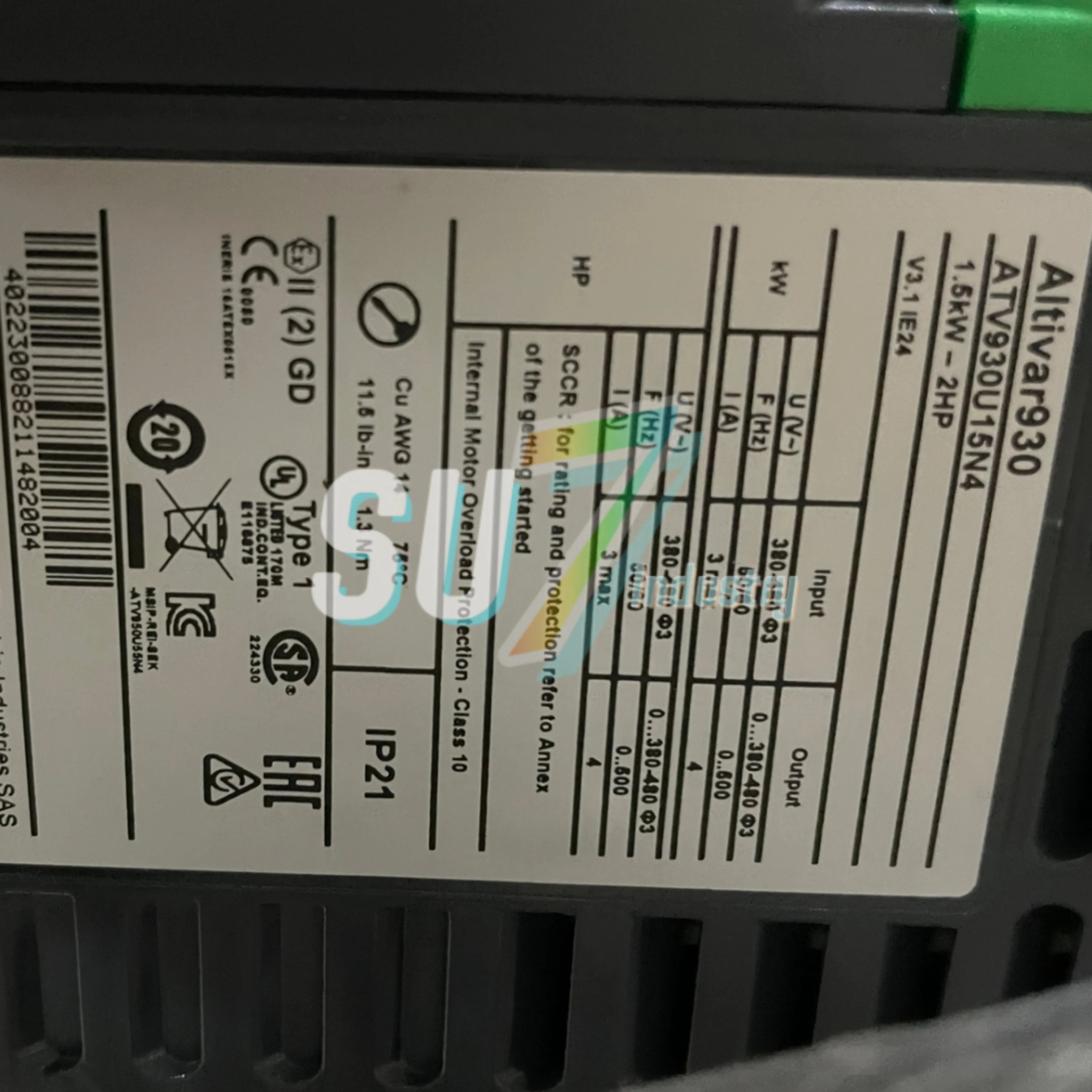 주파수 변환기 ATV61HU15N4Z ATV930U15N4