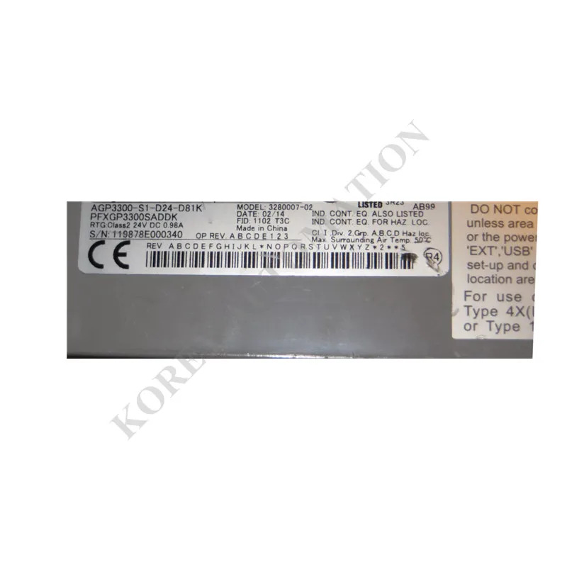 GP-3300 시리즈 터치 스크린 HMI AGP3300-S1-D24-D81K AGP3300-S1-D24-D81C