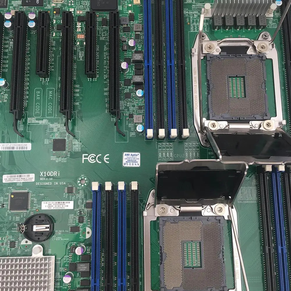 SuperMicro 서버 마더보드X10DRi C612 LGA2011 E5-2600 V3/V4 DDR4 3 PCI-E 3.0 x16 x8
