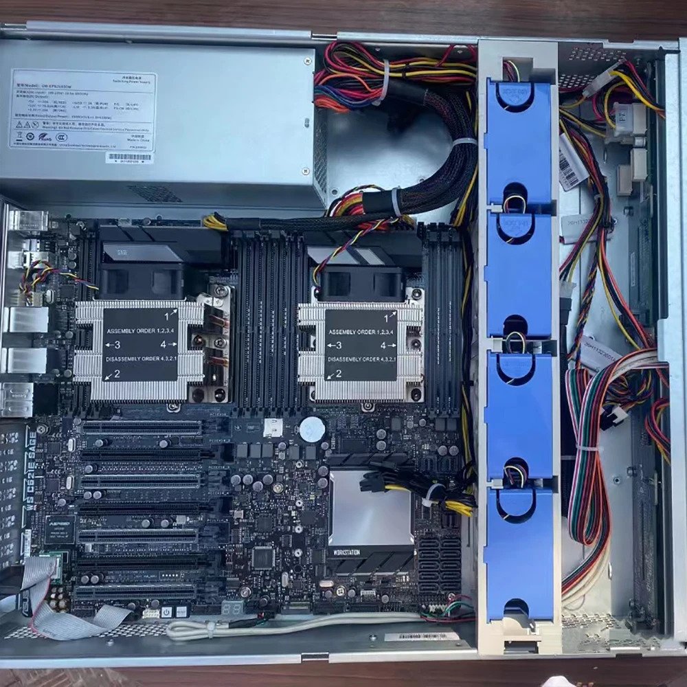 Xeon 확장 가능프로세서 군 마더보드 LGA3647 지지대 1 세대 2 4방향 SLI/CrossFireX Tech WS C621E SAGE
