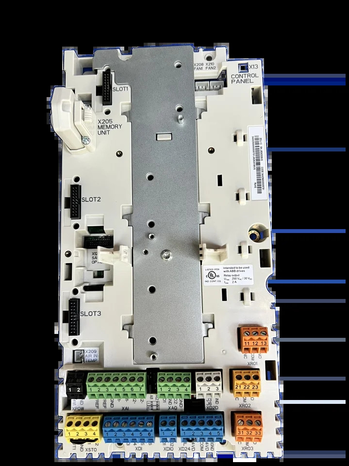 ZCU-12 ABB 주파수 컨버터 ACS880 시리즈 ZCON-12 제어 보드 메보드 CPU 터미널 신호 IO