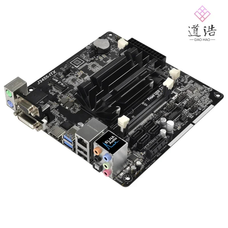 ASRock호환 J3455-ITX 마더보드16GB PCI-E2.0 M.2 HDMI DDR3 Mini-ITX J3455 메인보드 완전 작동 리퍼