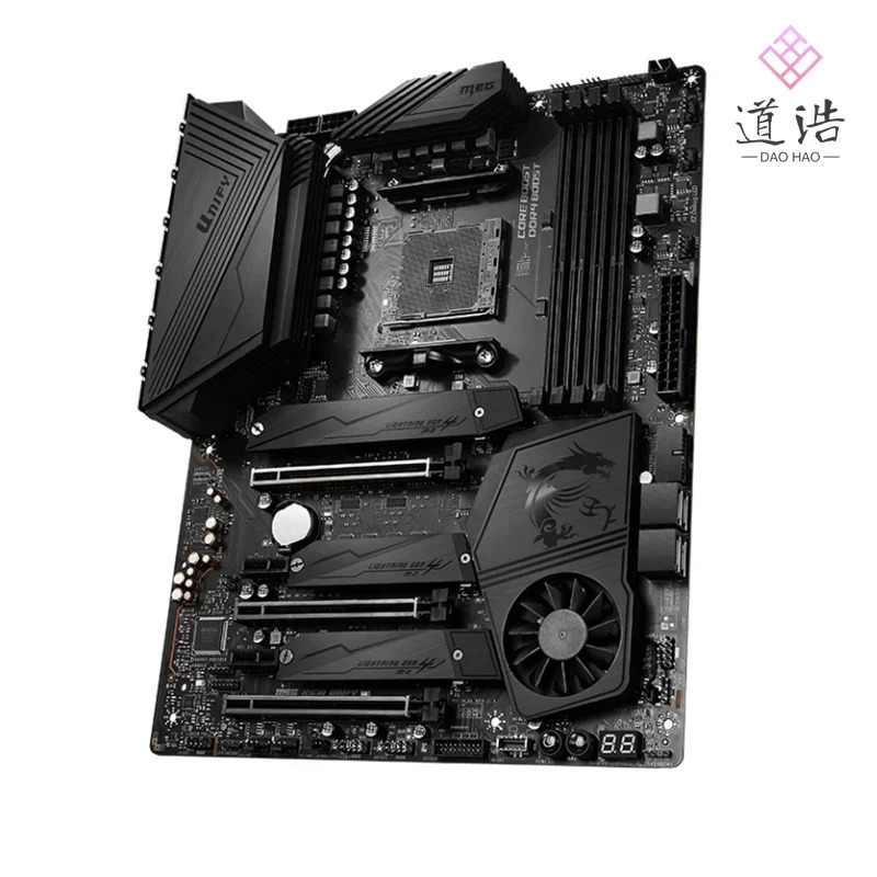 MEG X570 UNIFY 마더보드128GB M.2 소켓 AM4 DDR4 메인보드 완전 작동 리퍼