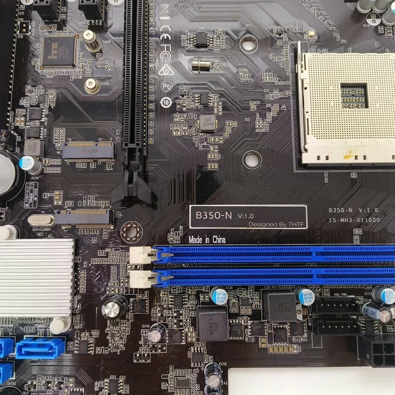B350-N V1.0 마더보드15-MH3- 011000 DDR4 메인보드 리퍼 완료 완전 작동