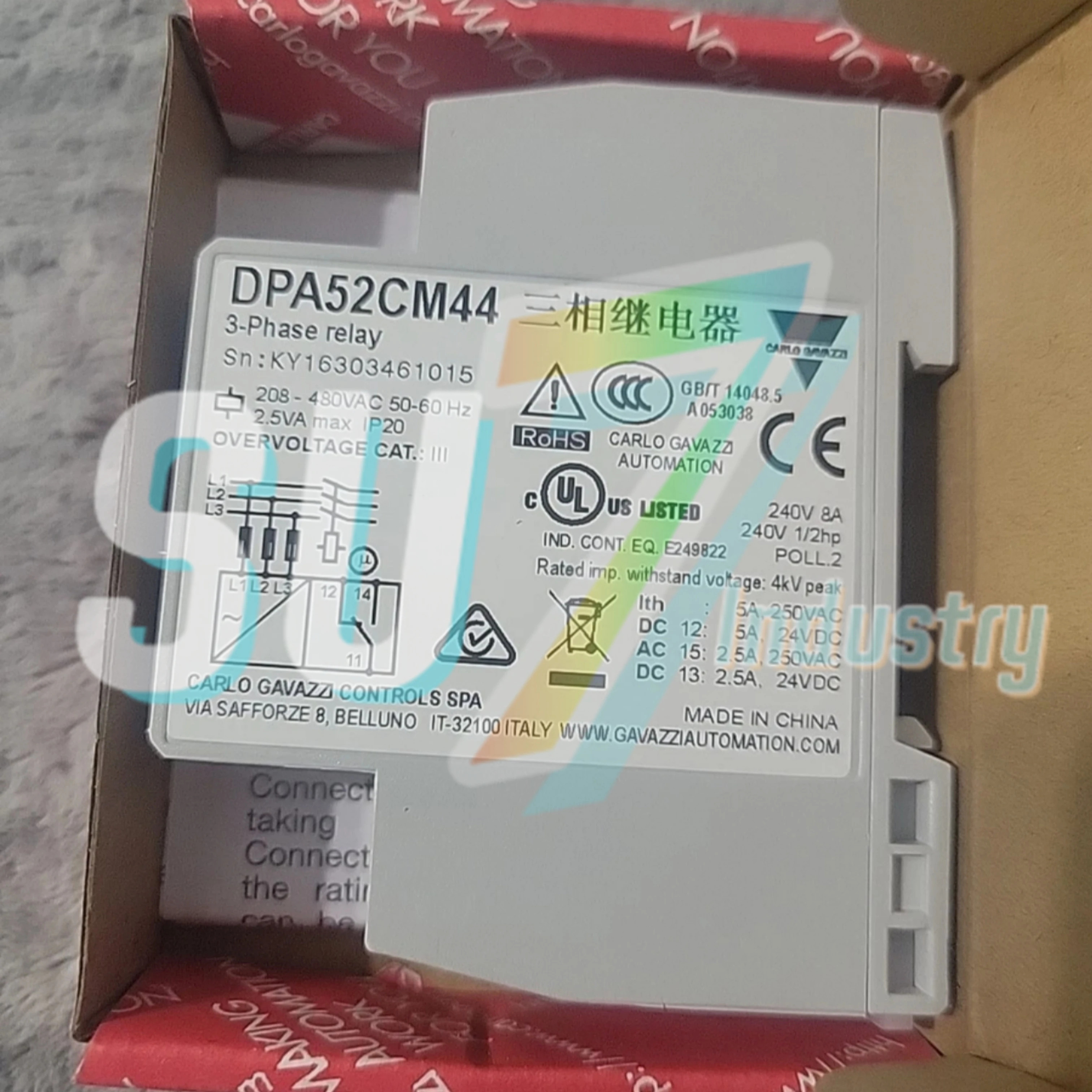 3상 릴레이 원본 DPA51CM44B014 DPA51CM44B014T DPA52CM44 DPA53CM48 DPA55CM44 DPB01CM23