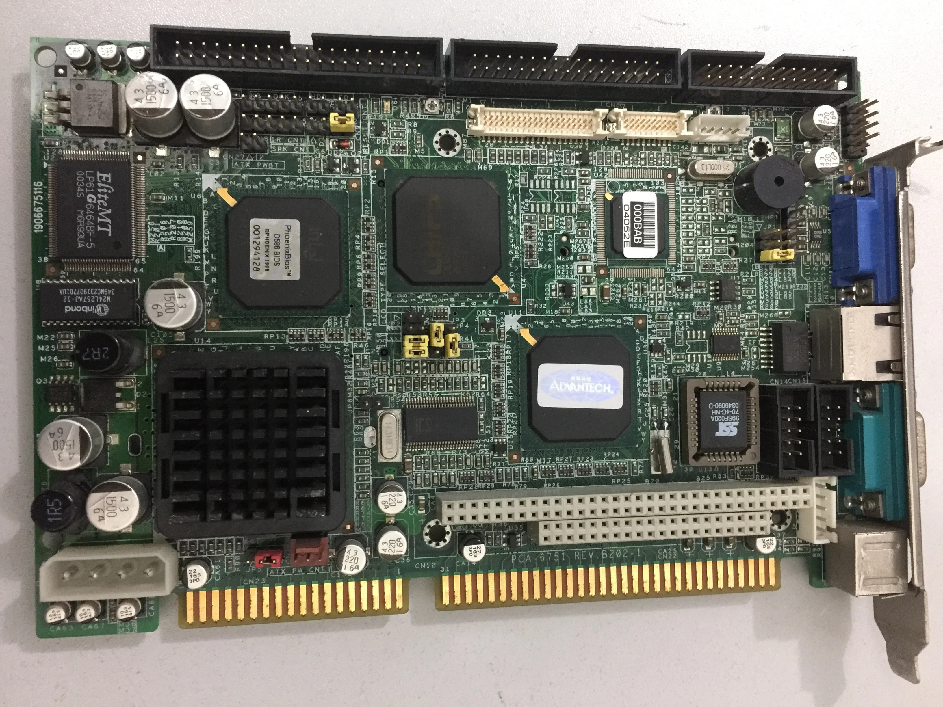 Advantech 산업제어 카드 PCA-6751 REV A1 B1 메보드네트워크 포트 포함