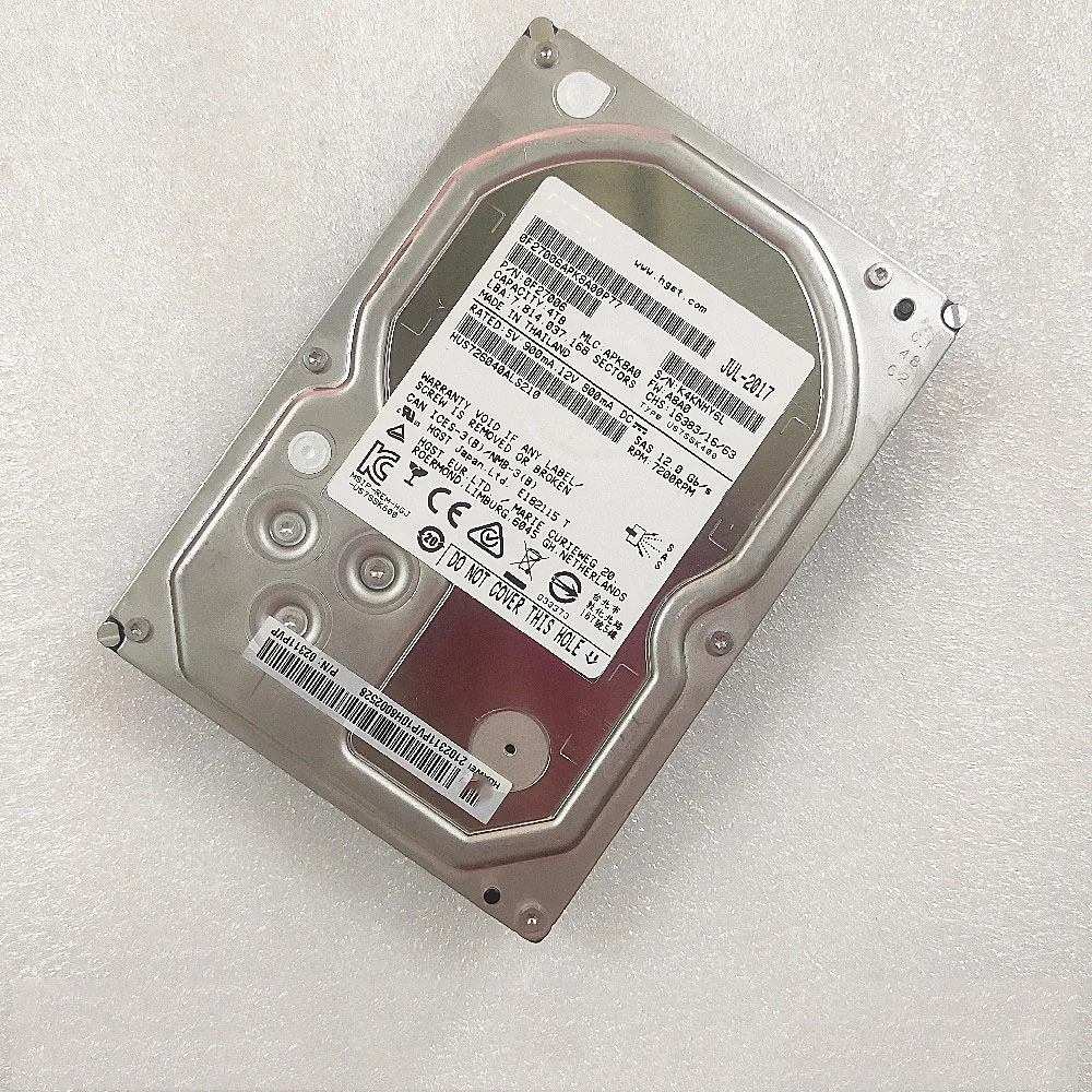 화웨이호환 02311PVP HUS4TB 726040 ALS210 7.2k 12Gb SAS 서버 하드 드라이브 3.5인치