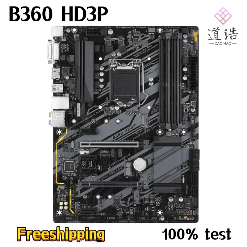 B360 HD3P 마더보드64GB M.2 HDMI SATA3.0 LGA 1151 DDR4 메인보드 완전 작동 리퍼