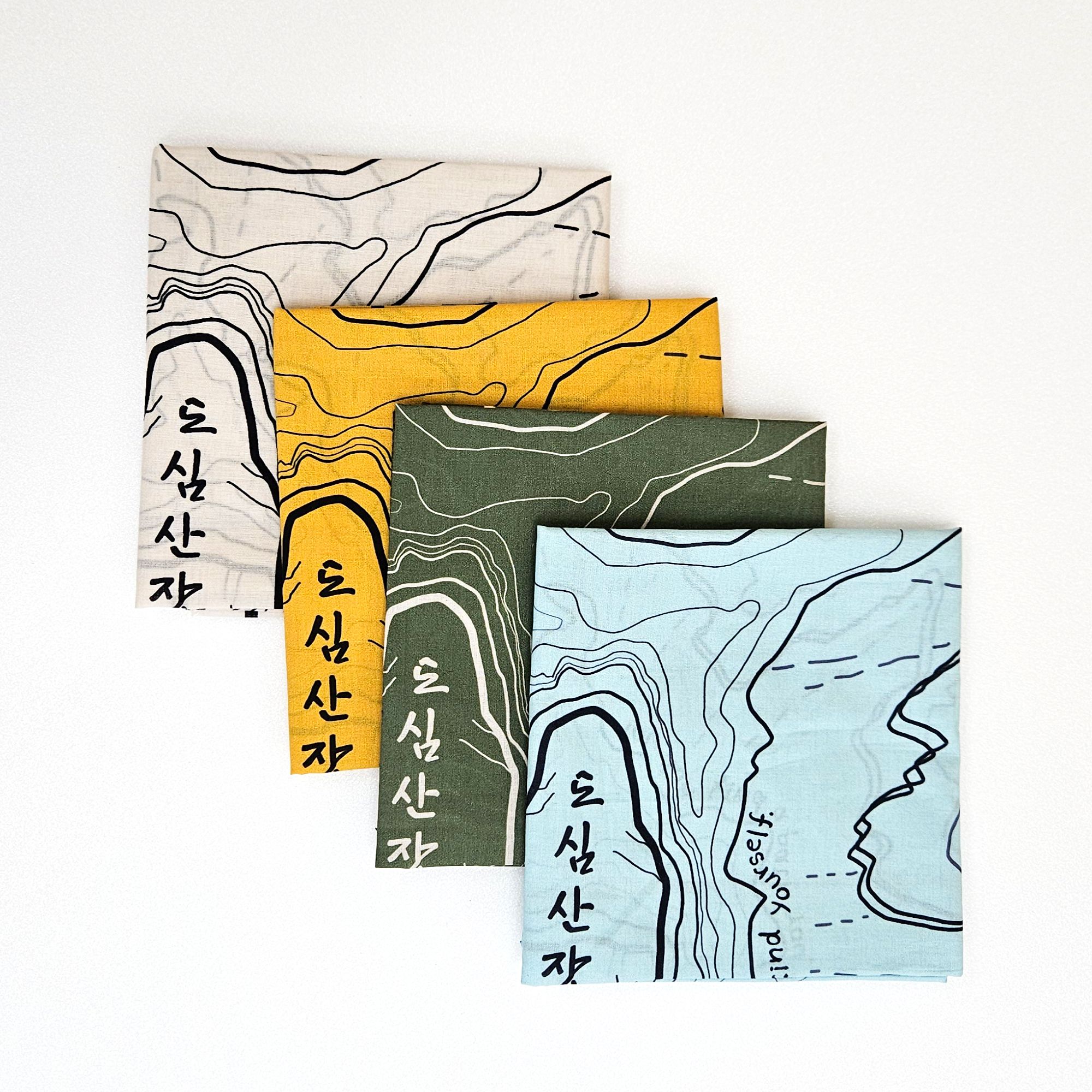 도심산장 Find Your Path 스카프 등산 반다나 스포츠 두건 운동 손수건 - 상품 이미지