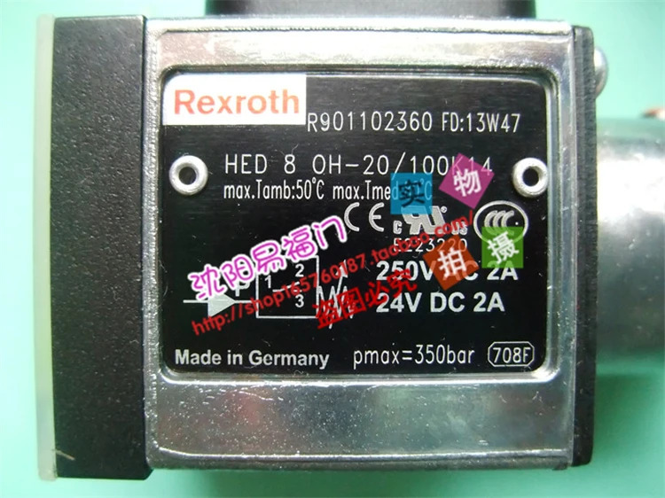 Rexroth 오리지널 R901102360 HED8OH-20/100K14 개실제페널티