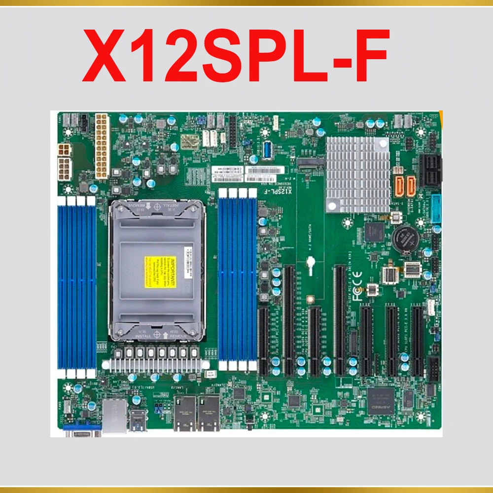 슈퍼마이크로 서버 마더보드 X12SPL-FLGA-4189 DDR4-3200MHz C621A 10XSATA 3