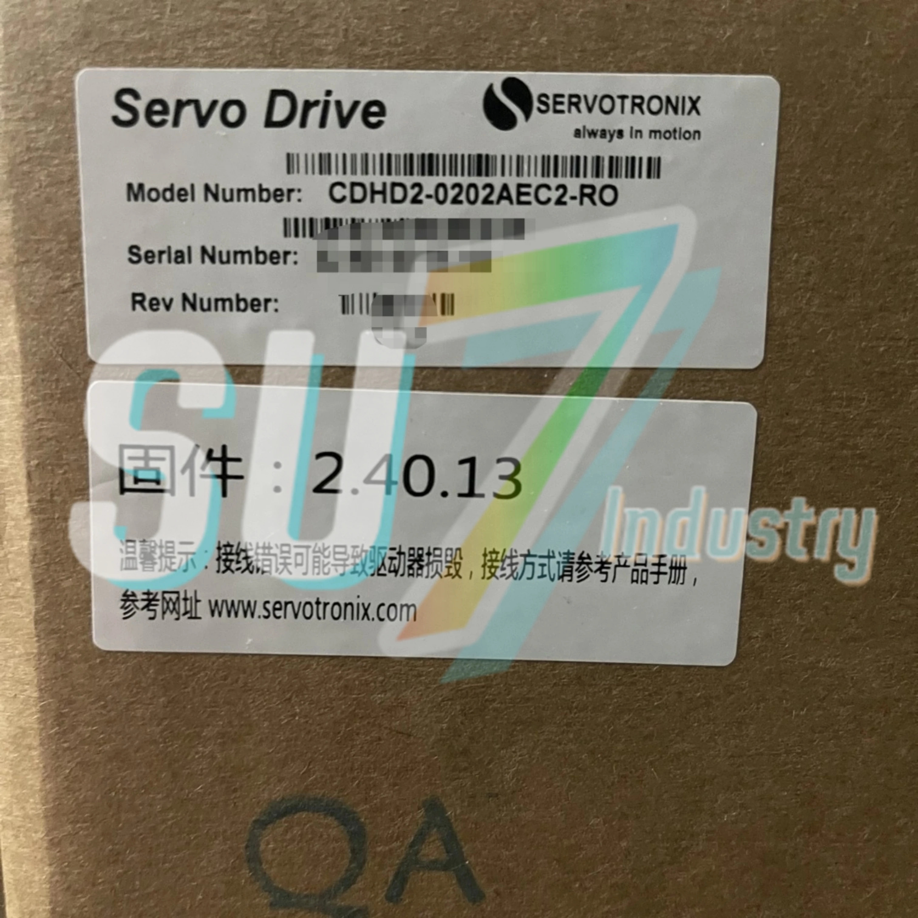 서보 드라이버 CDHD-0202AEC2 CDHD-0202APB0