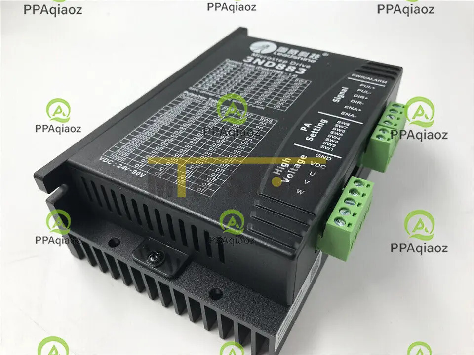 Leadshine 3상마이크로스테핑 드라이버 3ND883 80 VDC 8.3A RMS 5.9A P