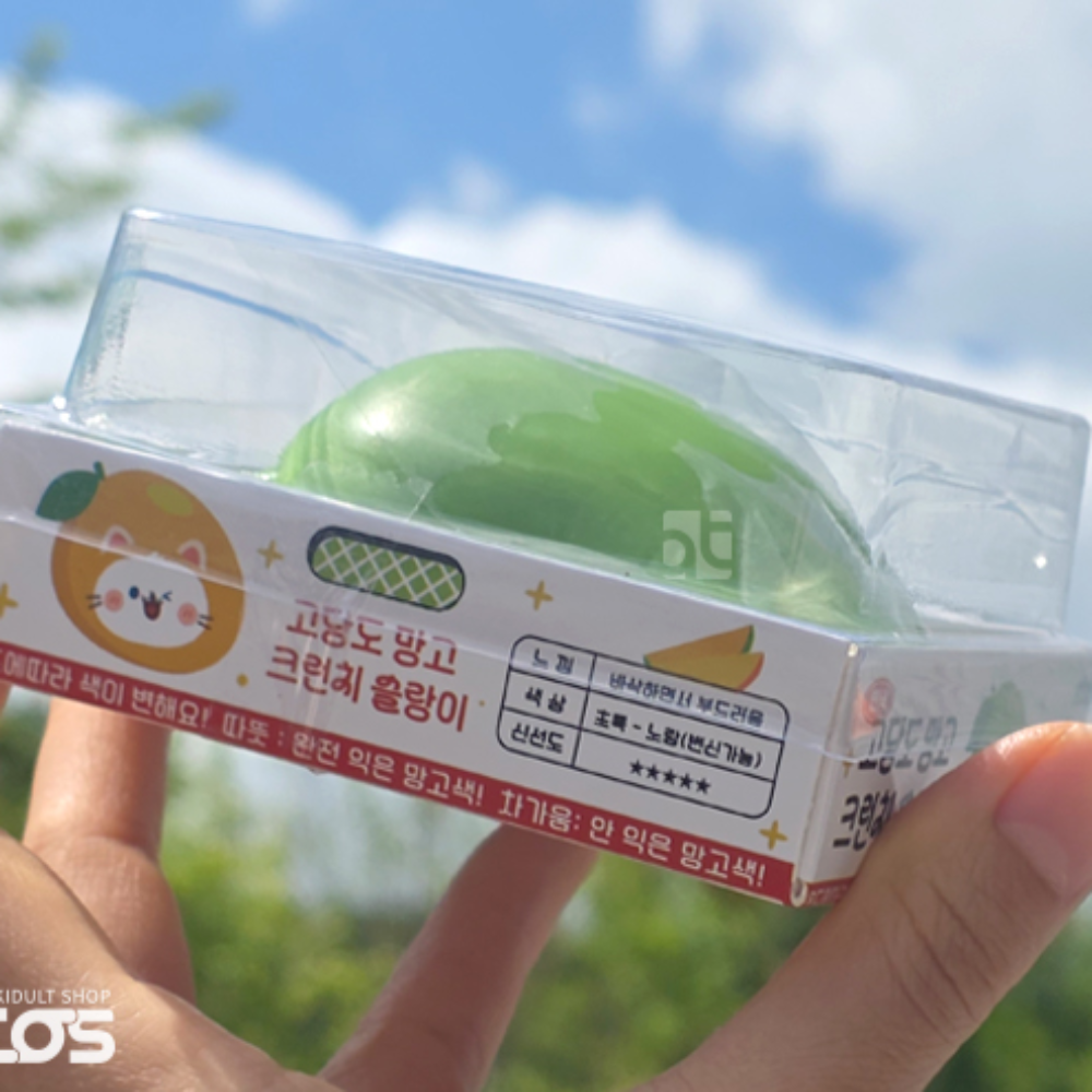 고당도 망고 크런치 슬랑이 변색 말랑이 스퀴시 - 상품 이미지