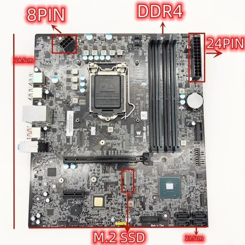 Z390 마더보드 Z390은 i9-9900K DDR4 64GB LGA1151 메인보드를 지원 완전 작동 리퍼