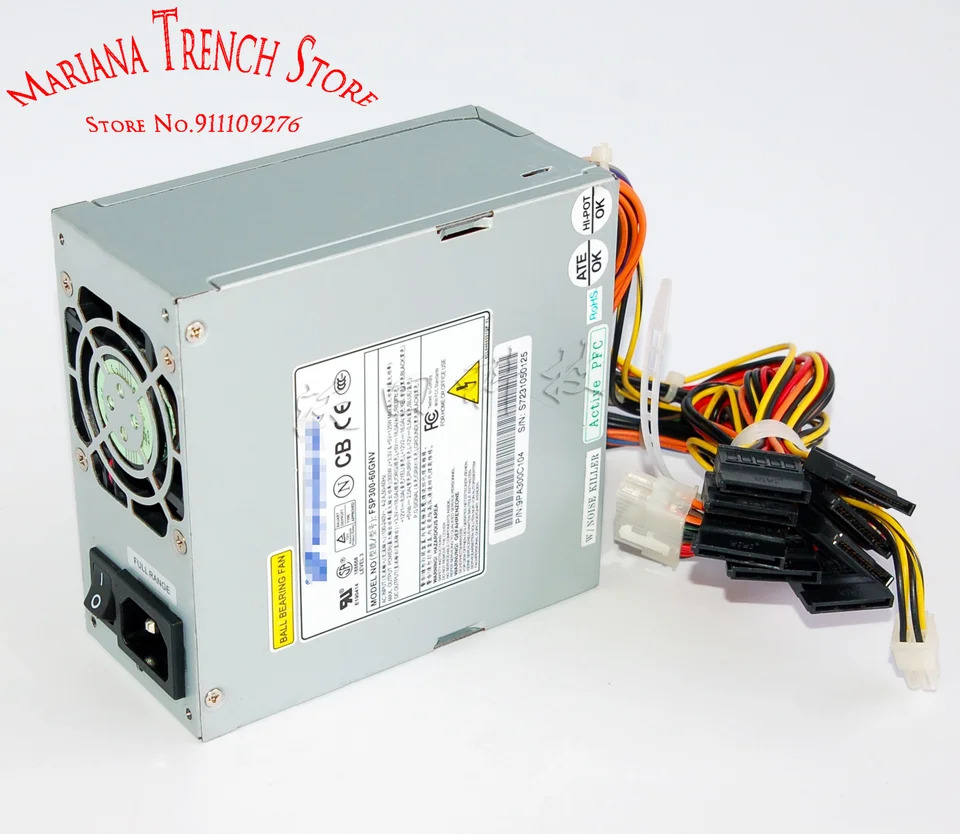 FSP300-60GNV 8 x SATA 인터페이스 FSP 등급 SFX 산업전원공급장치