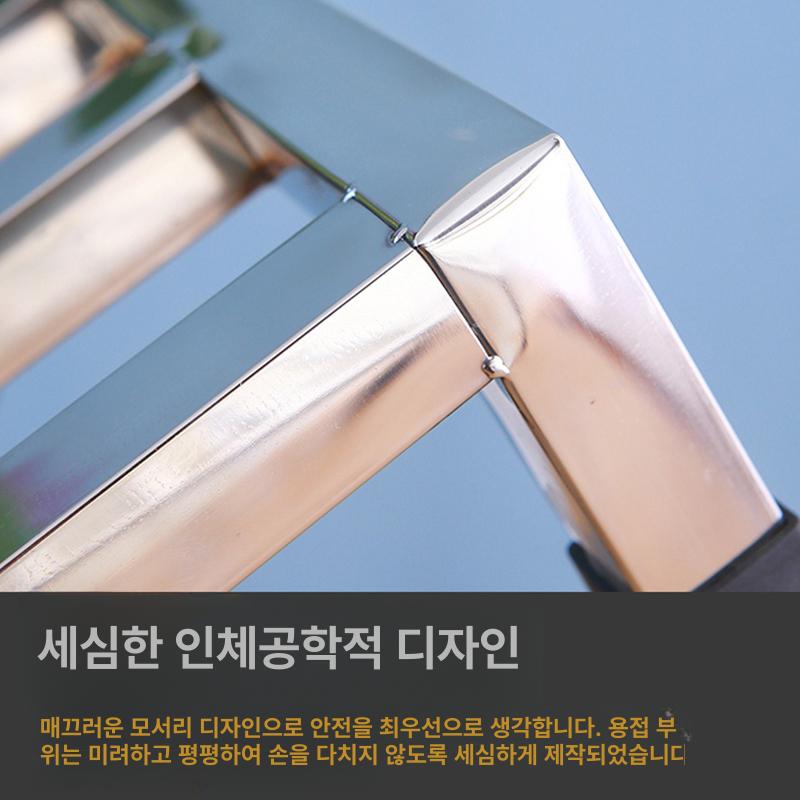 바닥 선반 받침대 주방 다용도 가정용 업소용 발판 수납랙 작업 세로 발받침 정리 - 상세 이미지 5
