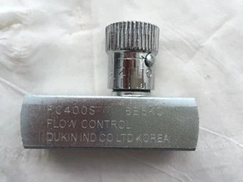체크밸브 유압 밸브 FC400S 유량 제어 부킨 IND CO LTD