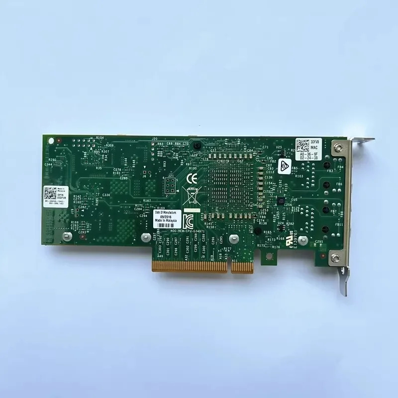 Dell 오리지널 intel호환 X540-T2 E10G42BT 듀얼 포트기가비트 네트워크 인터페이스 카드 3DFV8팬 포함