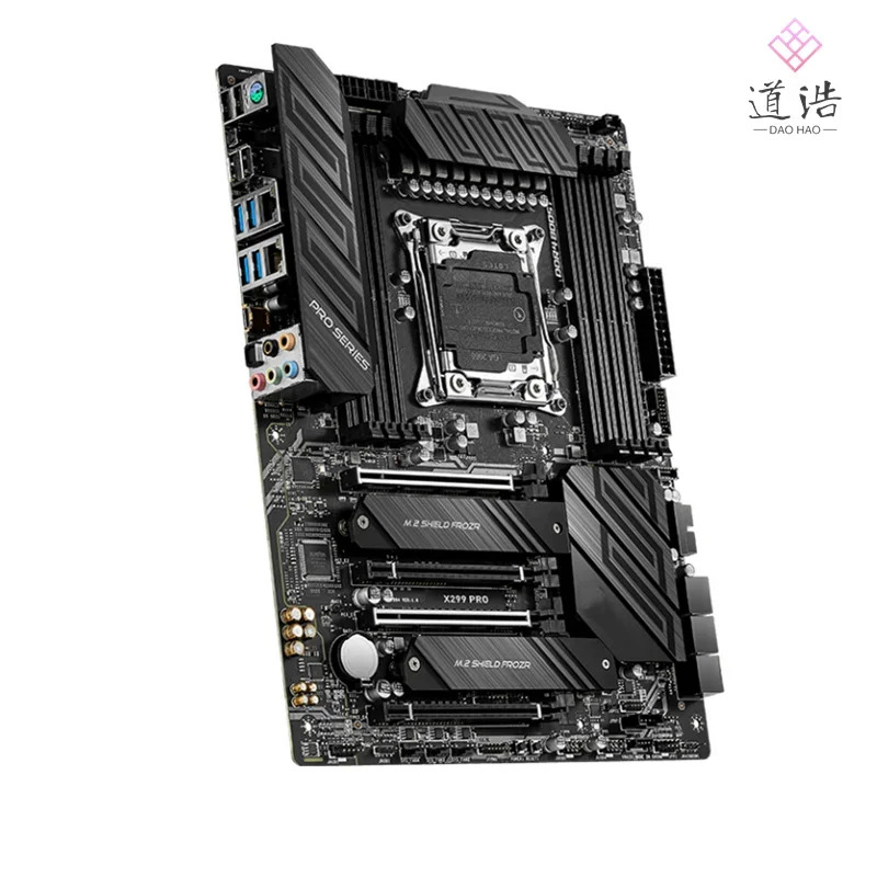 X299 PRO 마더보드256GB M.2 LGA 2066 DDR4 메인보드 완전 작동 리퍼