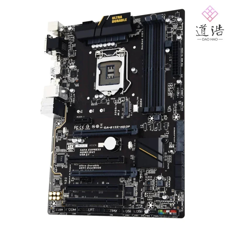 GA-B150-HD3P 마더보드64GB LGA 1151 DDR4 B150 메인보드 완전 작동 리퍼