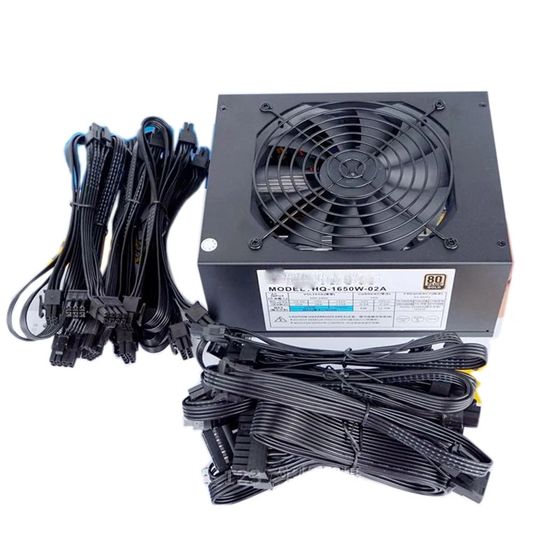 전전원공급장치HQ-1650W-02A 다그래픽 렌더링 지원 80 PLUS 골드 인증 Hot