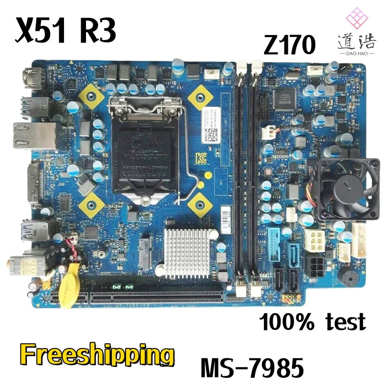Dell Alienware X51 R3 마더보드MS-7985 CN-026CD3 026CD3 26CD3 LGA 1151 DDR4 Z170 메인보드 완전 작동