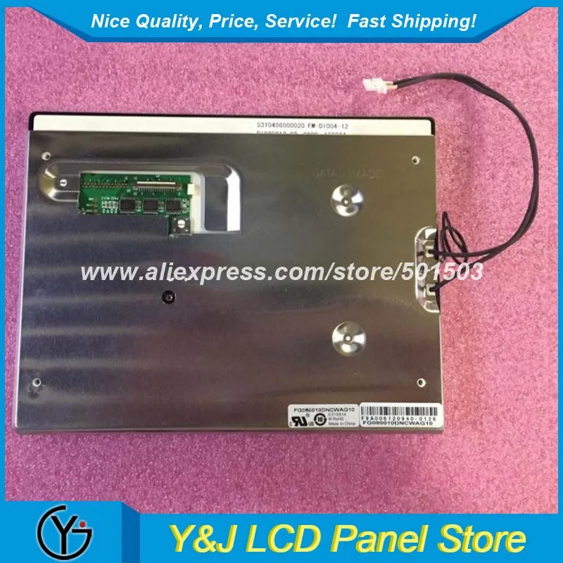 8인치 LCD 패널 FG080010DNCWAG10 a-Si TFT-LCD 8.0 640x480 데이터 이미지용