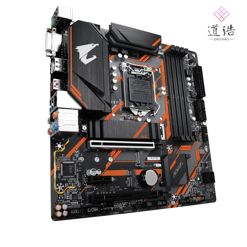 B360M AORUS PRO 마더보드64GB HDMI M.2 LGA 1151 DDR4 마이크로 B360 메인보드 완전 작동 리퍼