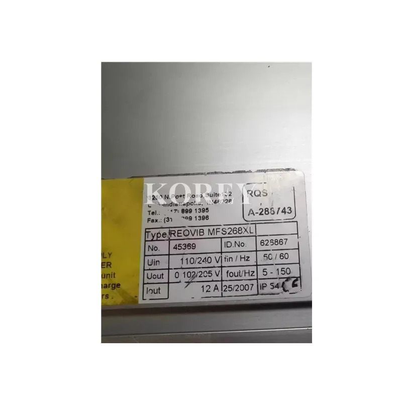 컨트롤러 REOVIB MFS268XL 오리지널