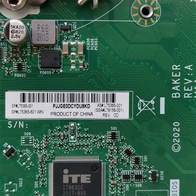 L75365-001 hp호환 TG01 zhan99 G2 마더보드 L78156-001 L75365-601 DDR4 메인보드 완전 작동 리퍼
