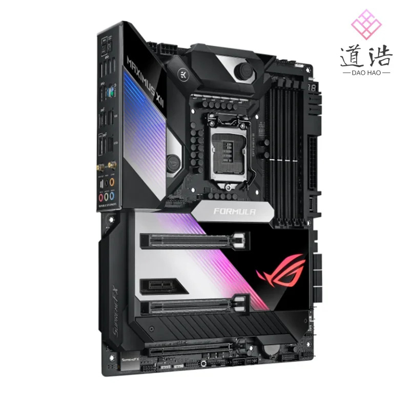 ROG MAXIMUS XII FORMULA 마더보드128GB PCI-E3.0 M.2 LGA 1200 DDR4 Z490 메인보드 완전 작동 리퍼