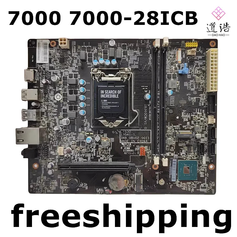 IB360CW/V1.0 Lenovo호환 7000 7000-28ICB 마더보드 17514-1 LY530 348.0BU02.0011 DDR4 메인보드 완전 작동 리퍼