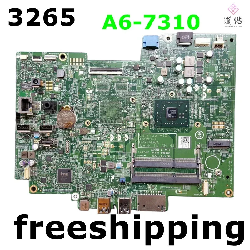 Dell piron 3265 AIO 마더보드CN-08GM호환V7 14050-1 08GM호환V7 8GM호환V7 A6-7310 CPU DDR3 메인보드 완전 작동 리퍼