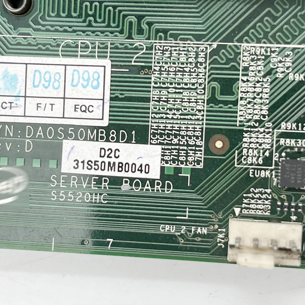 X5650 X5670 서버 마더보드 LGA 1366 X58 DDR3 지원 5500 시리즈 프로세서 S5520HC