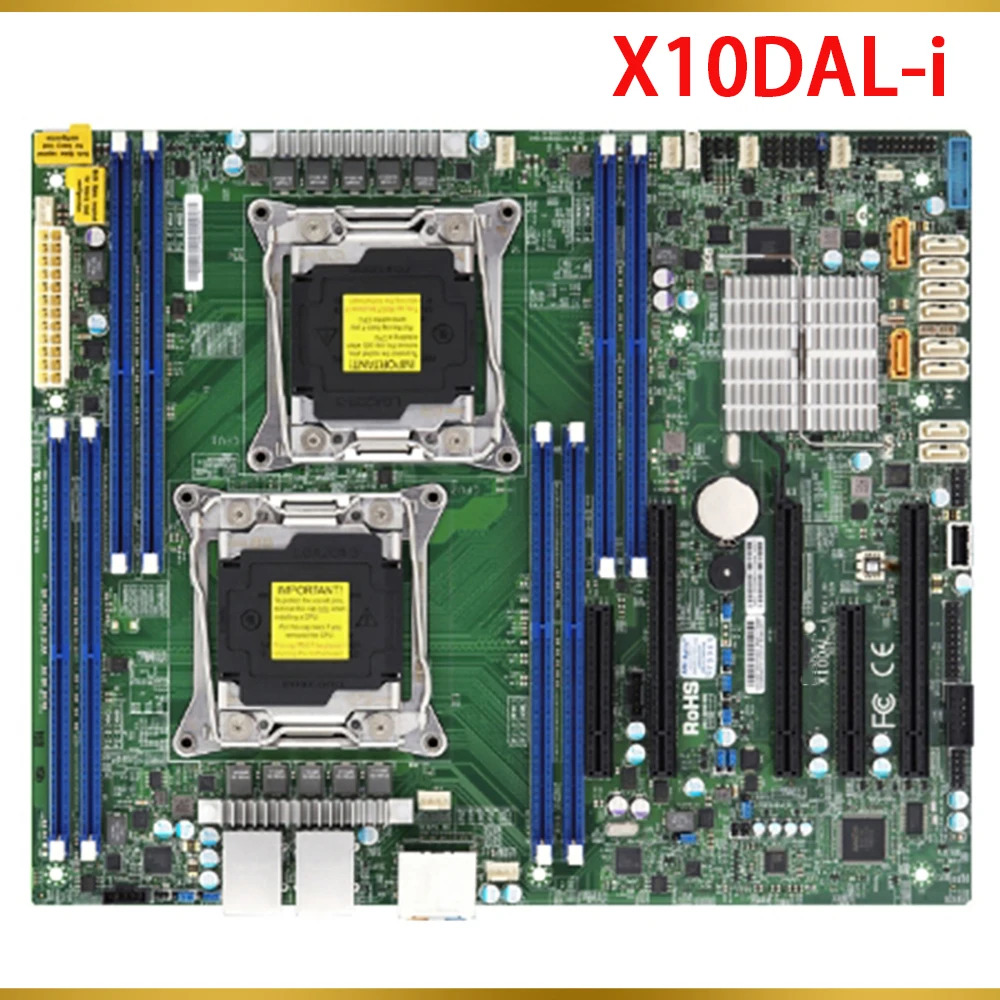 Supermicro 워크스테이션 마더보드 LGA2011 E5-2600 v4/v3 군 프로세서 SATA3 DDR4 X10DAL-i