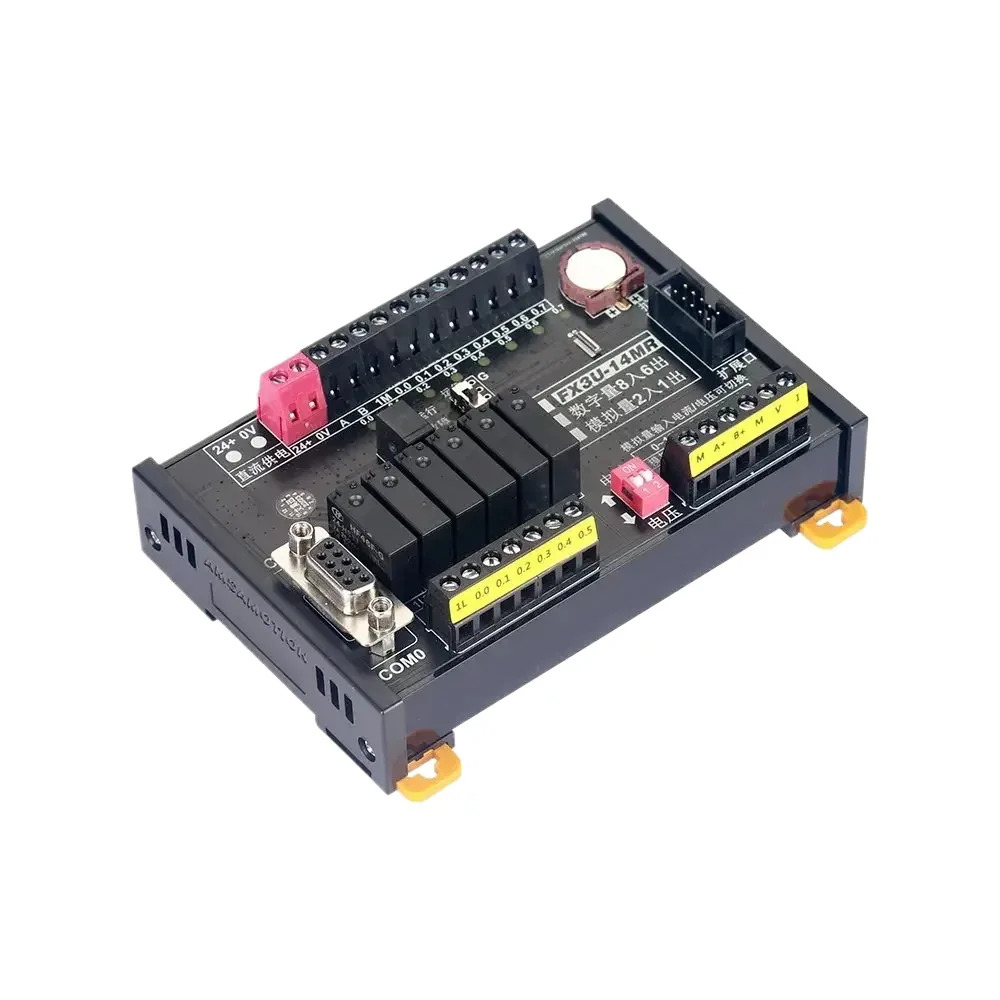 FX3U-14MR MELSEC PLC 2AI/1AO 8DI/6DO MODBUS 아날로그 출력 입력 릴레이 교체 미쓰비시호환용