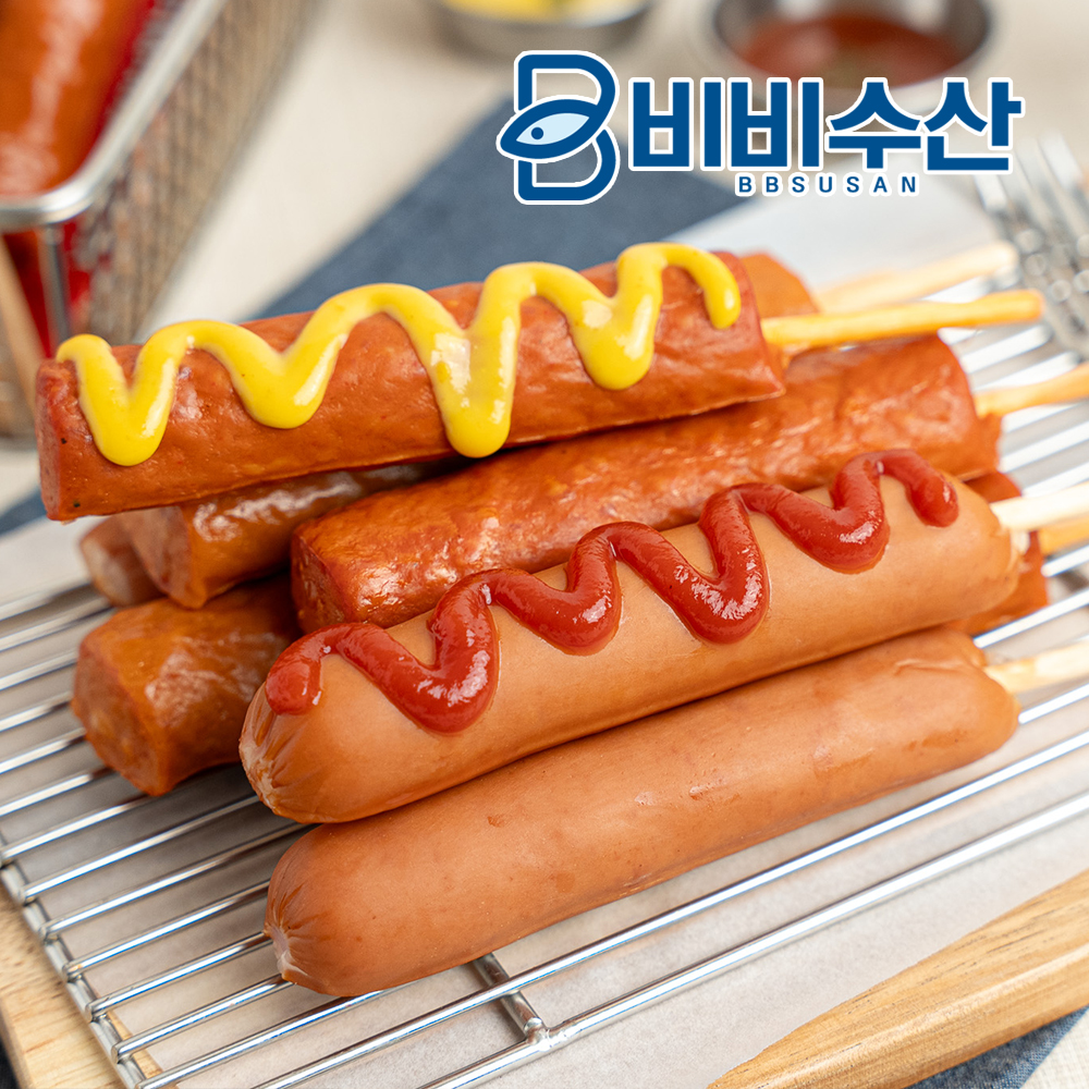 한성기업 숯불구이맛 후랑크 10개, 야식후랑크, 고추장직화구이 편의점 핫바 소세지 이미지 3