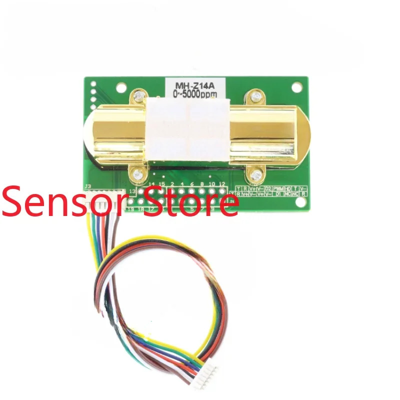 5PCS NDIR 적외선 이산화탄소 센서 모듈 MH-Z14A 직렬 포트 PWM 아날로그 출력 0-5000ppm