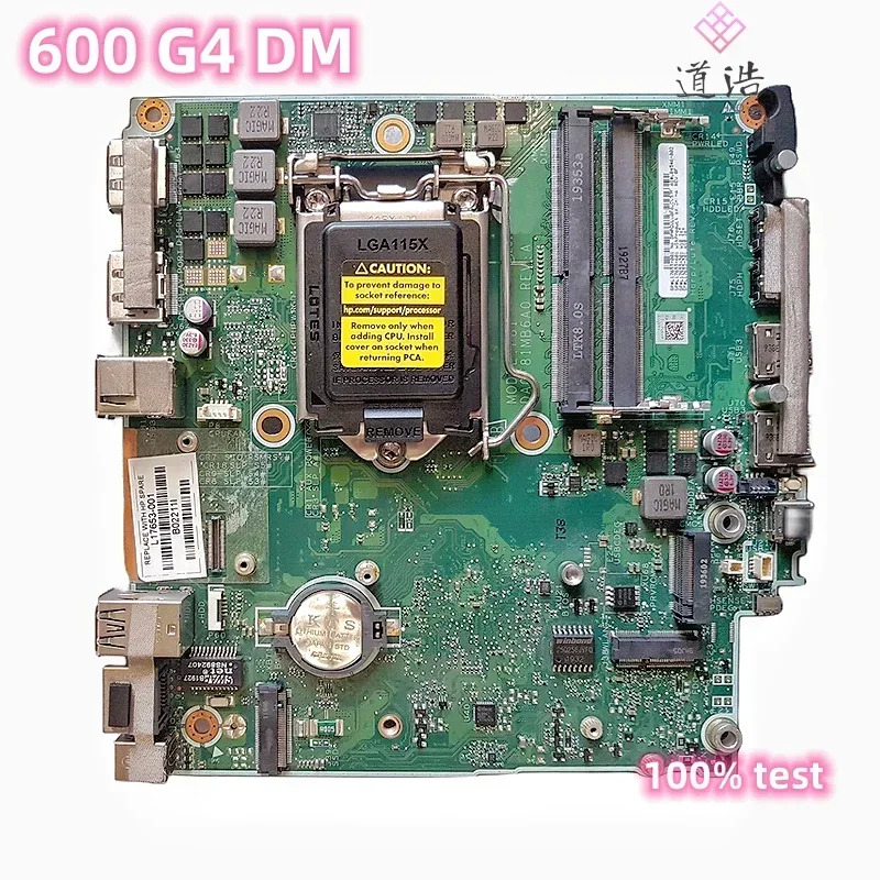 L17653-001 hp호환 Prodesk 600 G4 DM 마더보드 DA0F81MB6A0 L04546-002 L17653-601 DDR4 메인보드 완전 작동 리퍼