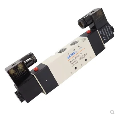 AirTAC 5 포트 3위치 솔레노이드 밸브 4V330C-08 4V330C-10 4V330E-08 4V330E-10 4V330P-08 4V330P-10 DC12V-220V