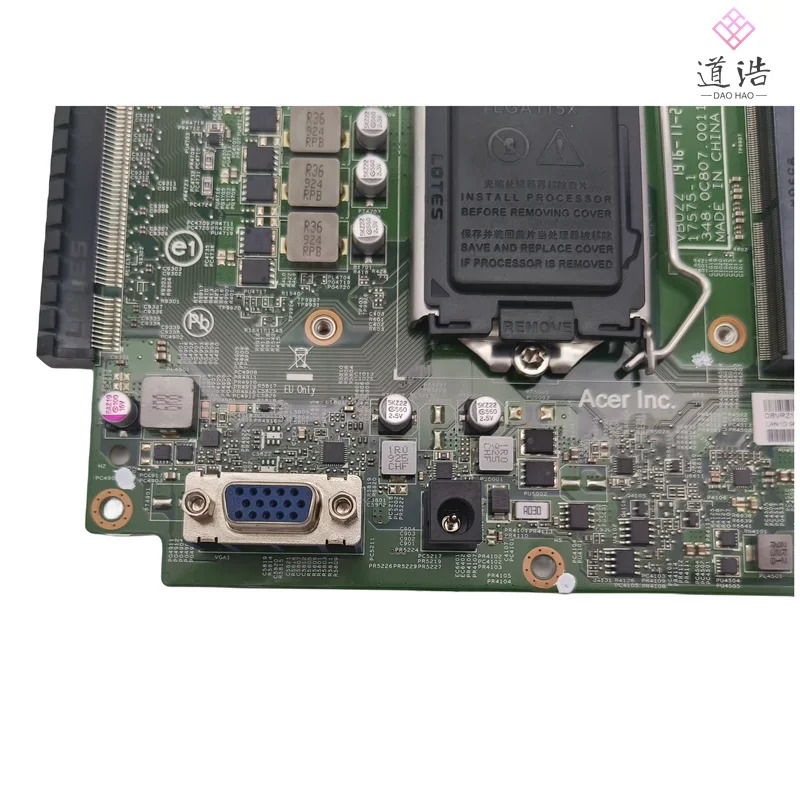 17575-1 Acer Veriton Z4860G AIO 마더보드 VBUZZ 348.0C807.0011 DB.VRZ11.001 LGA 1151 DDR4 메인보드 완전 작동 리퍼