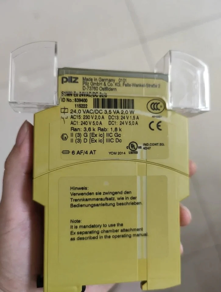 PILZ Pilz 안전 릴레이 PNOZ S1MN 839400 신